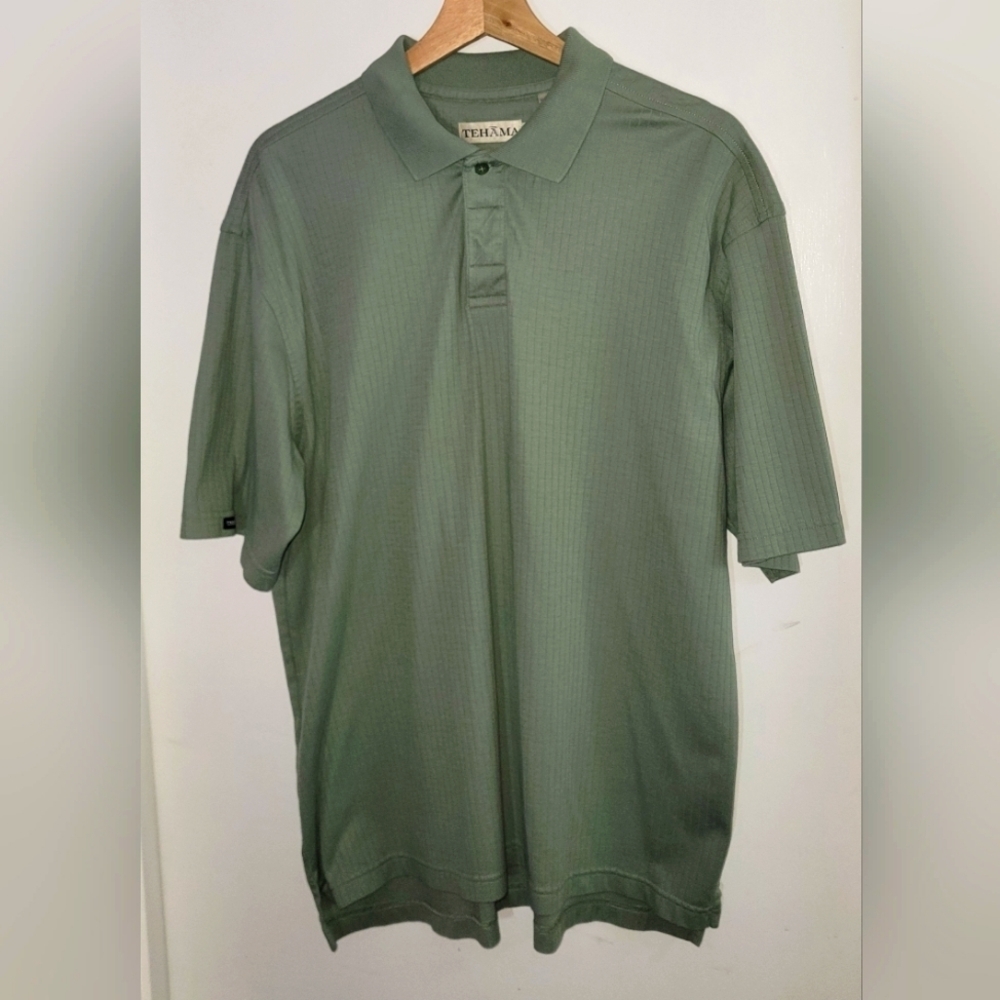 Men's Sage Green Polo Shirt